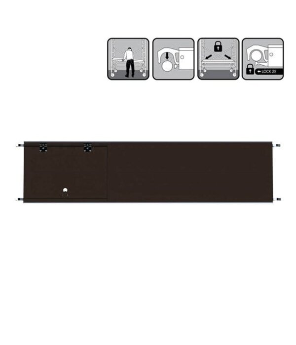 Euro Scaffold ES Platform 2.50m met luik