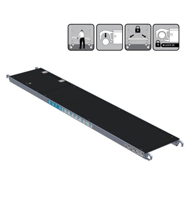 Euro Scaffold ES Platform carbon 3.05m met luik