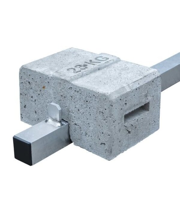 Euro Scaffold SGS Prime dakrandbeveiliging Betonblok 23 kg