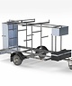 Steigeraanhanger 305 cm afsluitbaar Euro Scaffold Steigeraanhanger 305 cm afsluitbaar