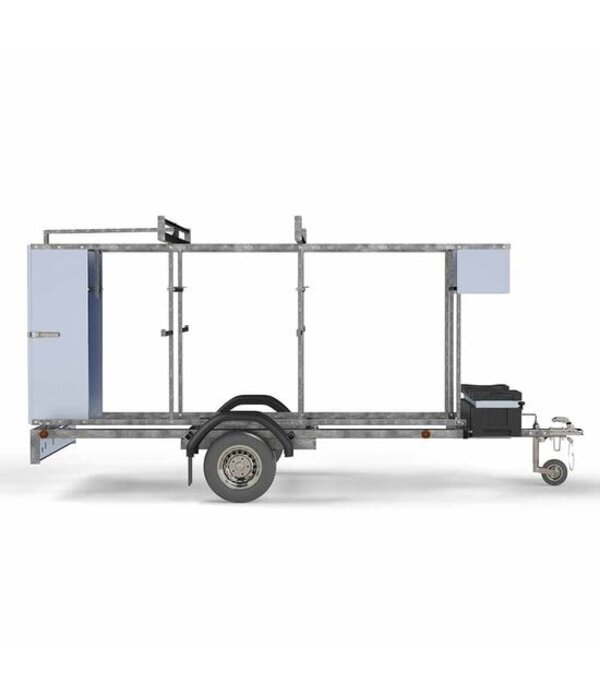 Steigeraanhanger 305 cm afsluitbaar Euro Scaffold Steigeraanhanger 305 cm afsluitbaar