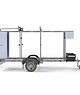 Steigeraanhanger 305 cm afsluitbaar Euro Scaffold Steigeraanhanger 305 cm afsluitbaar