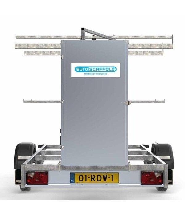 Steigeraanhanger 305 cm afsluitbaar Euro Scaffold Steigeraanhanger 305 cm afsluitbaar