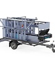 Steigeraanhanger 305 cm afsluitbaar 1350 Kg geremd Euro Scaffold Steigeraanhanger 305 cm afsluitbaar 1350 Kg geremd