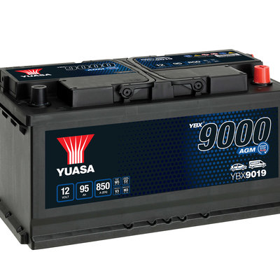 Yuasa YBX9000 Start Stop Plus AGM Accu