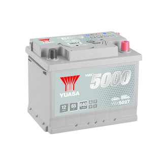 Yuasa YBX5027 12V 65Ah 640A Silver High Performance Accu