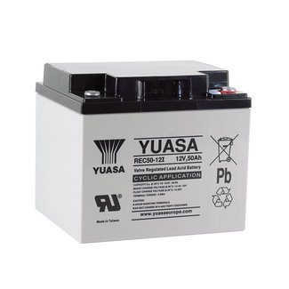 Yuasa REC50-12I 12V 50Ah VRLA - Cyclische Loodvliesaccu