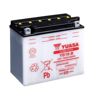 Yuasa YB16-B 12V 19Ah Yumicron Motor Accu
