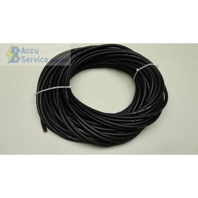 H01N2-D16 - Batterijkabel 16 mm² Zwart 100V