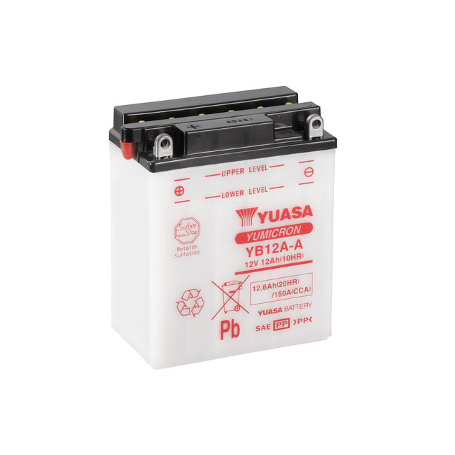 Yuasa YB12A-A 12V 12Ah Motor - Accu Service