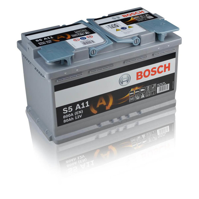 Bosch S5 A11 12V 80Ah 800 EN AGM Start-Stop Accu