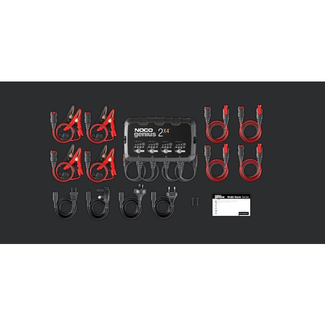 Noco Genius 2x4 viervoudige 6V/12V acculader