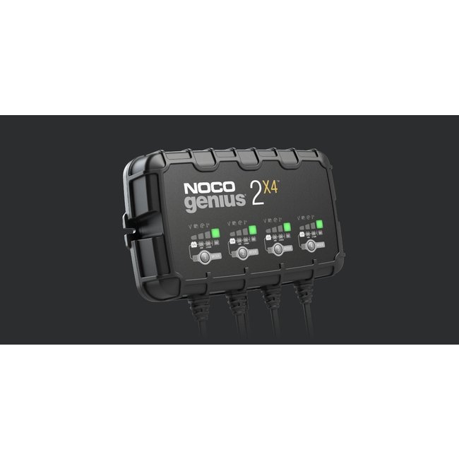 Noco Genius 2x4 viervoudige 6V/12V acculader