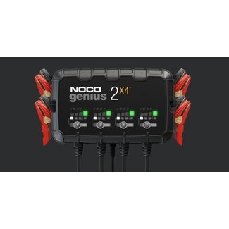 Noco Genius 2x4 viervoudige 6V/12V acculader