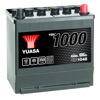 Yuasa YBX1048 12V 45Ah 350A Start Accu