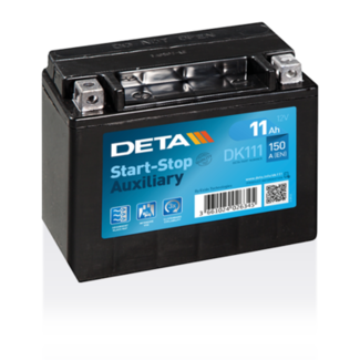 DETA Start-Stop Auxiliary DK111 12V 11Ah 150A Accu