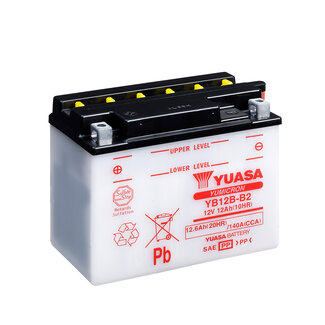 Yuasa YB12B-B2 12V 12Ah Motor Accu
