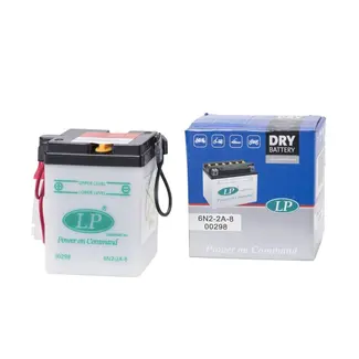 Landport 6N2-2A-8 6V 2Ah Conventionele Motor Accu