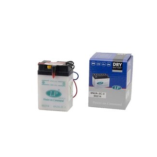 Landport 6N2A-2C-3 6V 2Ah Conventionele Motor Accu