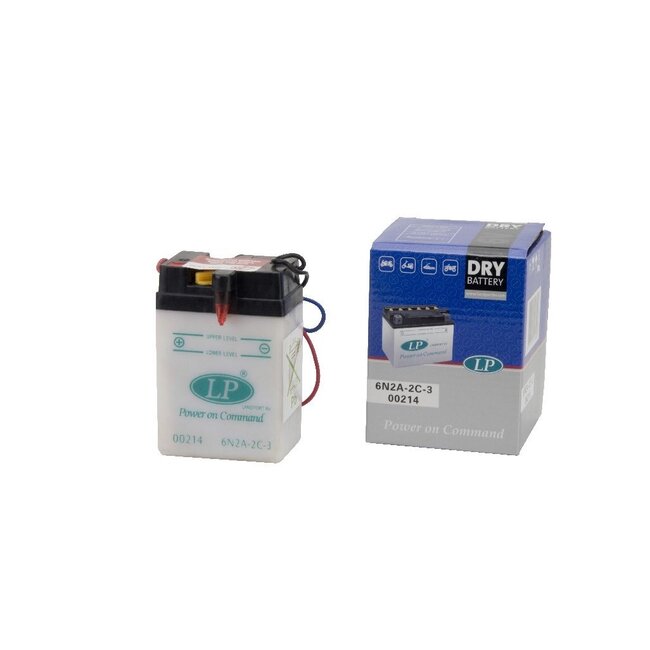 Landport 6N2A-2C-3 6V 2Ah Conventionele Motor Accu