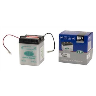 Landport 6N4-2A 6V 4Ah Conventionele Motor Accu