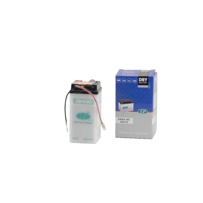 Landport 6N4A-4D 6V 4Ah Conventionele Motor Accu