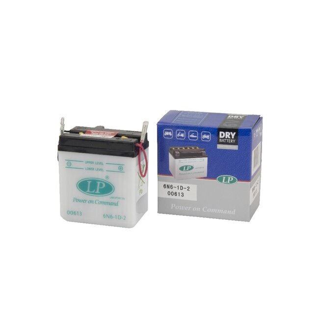 Landport 6N6-1D-2 6V 6Ah Conventionele Motor Accu