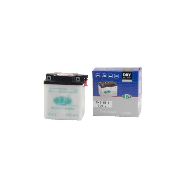 Landport 6N6-3B-1 6V 6Ah Conventionele Motor Accu