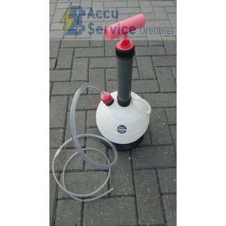Afzuigpomp voor accuzuur