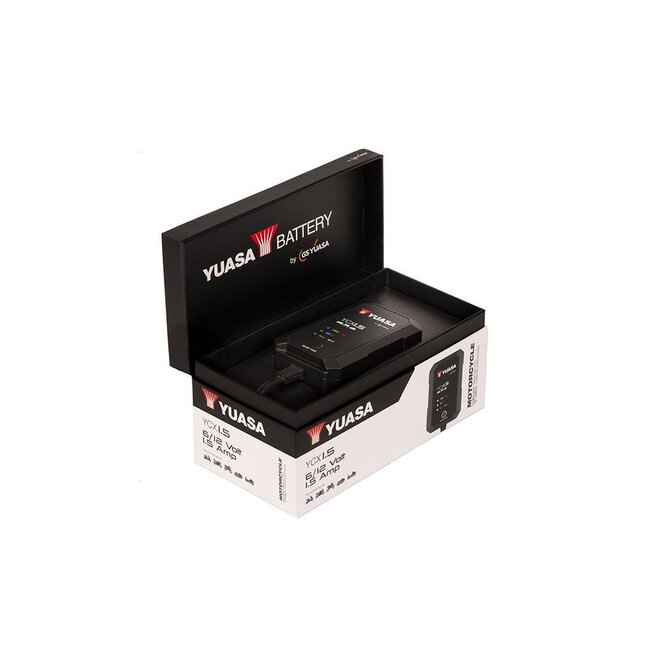 Yuasa YCX1.5 Smart 6/12V 1.5A motorfiets acculader