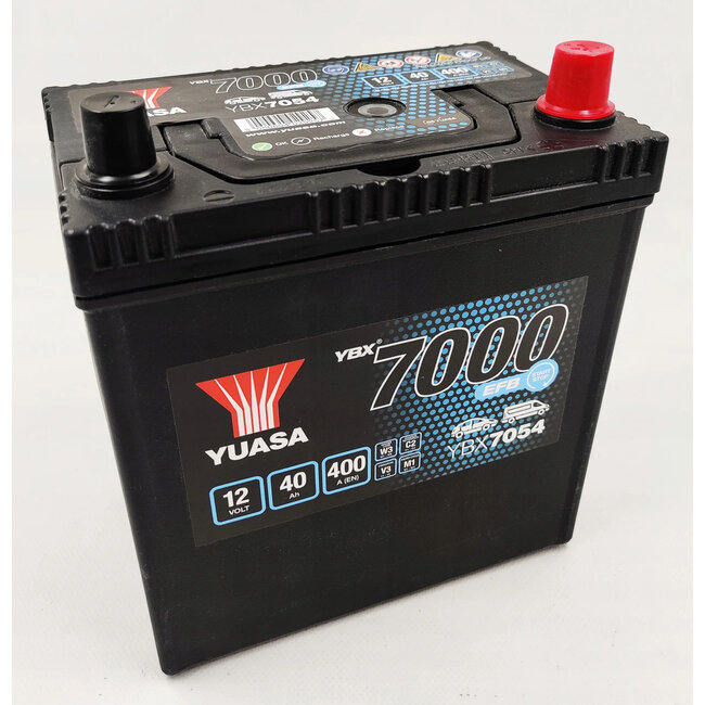 Yuasa YBX7054 12V 40Ah 400A Start Stop Plus EFB Accu