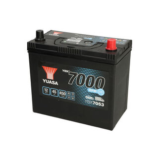 Yuasa YBX7053 12V 45Ah 450A Start Stop Plus EFB Accu