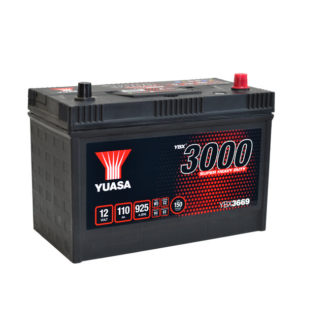 Yuasa YBX3669 12V 110Ah 925A SHD Accu