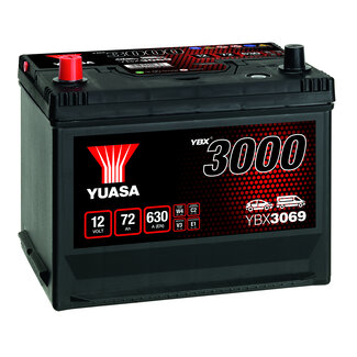 Yuasa YBX3069 12V 72Ah 630A SMF Accu