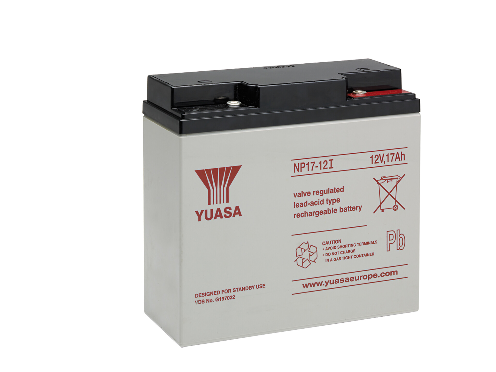 Gesloten loodaccu 12 volt - 7,2 Ah