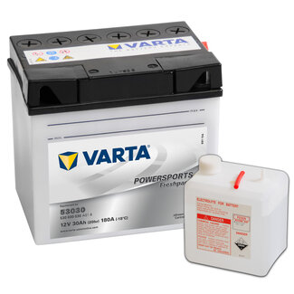 VARTA 53030 12V 30Ah 180A Powersports Freshpack motor accu