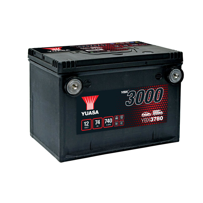 Yuasa YBX3780 12V 74Ah 740A SMF Accu