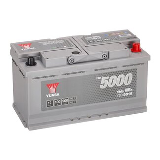 Yuasa YBX5019 12V 100Ah 900A Silver High Performance Accu