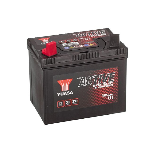 Yuasa U1 12V 30Ah YBX Active Specialist & Garden accu