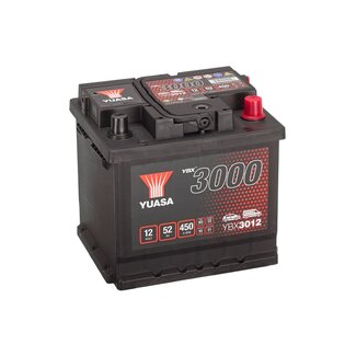 Yuasa YBX3012 12V 52Ah 450A SMF Accu