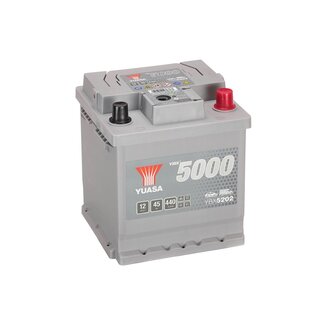 Yuasa YBX5202 12V 45Ah 440A Silver High Performance Accu