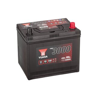 Yuasa YBX3205 12V 60Ah 540A SMF Accu