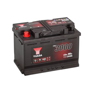 Yuasa YBX3086 12V 76Ah 680A SMF Accu