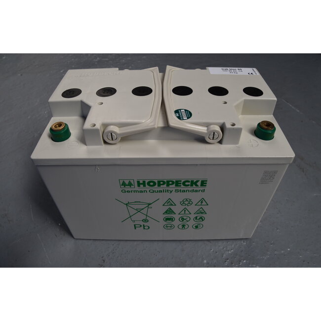 Hoppecke 12 TB 60 trak bloc deep cycle AGM accu 12V 60Ah C5
