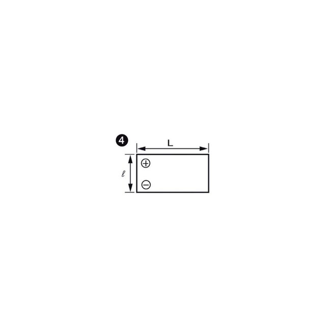 Yuasa NP7-12L Loodaccu 12V 7Ah