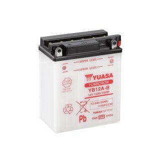 Yuasa YB12A-B 12V 12Ah Motor Accu