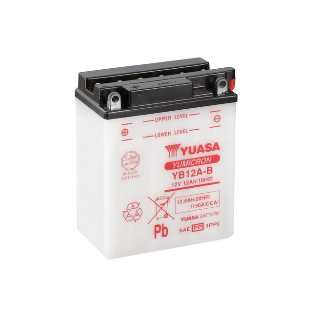 Yuasa YB12A-B 12V 12Ah Motor Accu