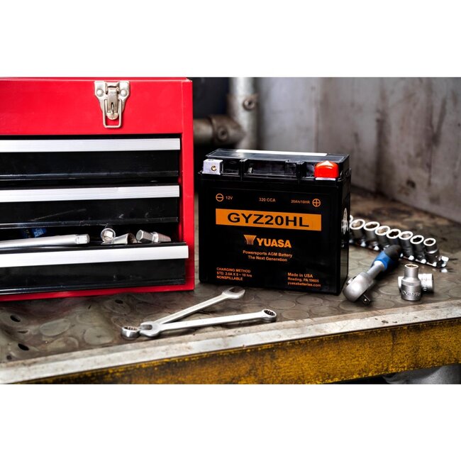 Yuasa GYZ20HL 12V 20Ah High Performance Onderhoudsvrije Motor Accu