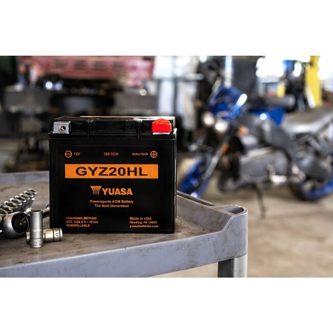 Yuasa GYZ20HL 12V 20Ah High Performance Onderhoudsvrije Motor Accu