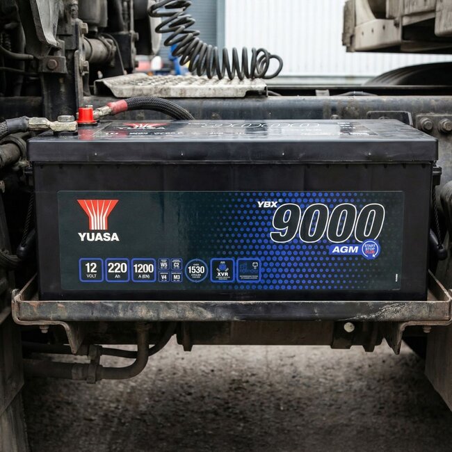 Yuasa YBX9625 12V 220Ah 1200A Super Heavy Duty AGM Vrachtwagen Accu